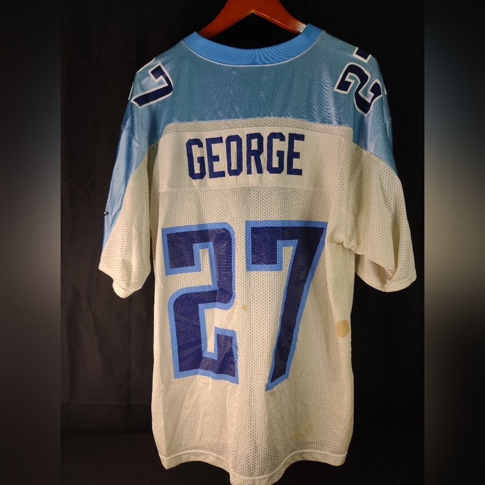 Adidas Titans Eddie George #27 Large
